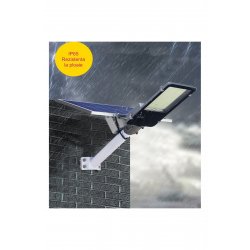 Solar Street Lamp 200W, IP65, Light Sensor, 49x21x6,5 cm, Μαύρο, 10 ώρες λειτουργίας