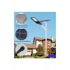 Solar Street Lamp 500W, IP65, Light Sensor, 49,5x21x9 cm, Μαύρο, 10 ώρες λειτουργίας