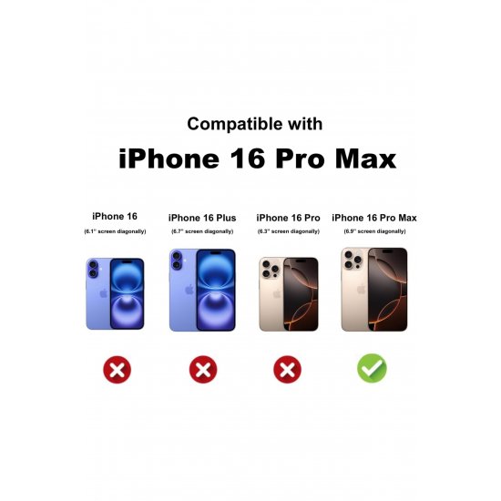 Προστατευτική θήκη, Flippy, για Apple iPhone 16 Pro Max, TPU, Αντικραδασμική, Ανθεκτική, Διαφανής
