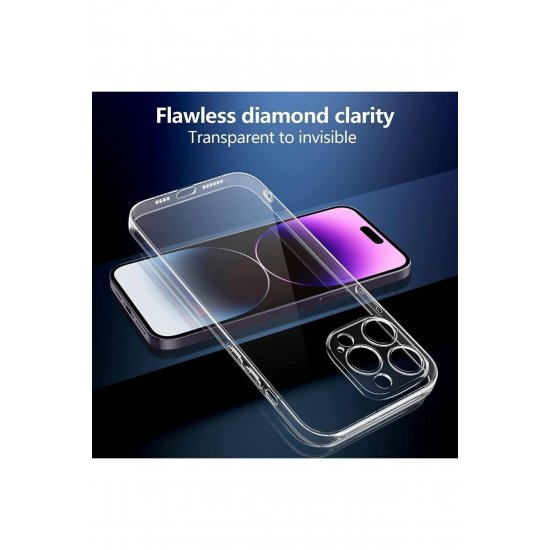 Προστατευτική θήκη, Flippy, για Apple iPhone 16 Pro Max, TPU, Αντικραδασμική, Ανθεκτική, Διαφανής
