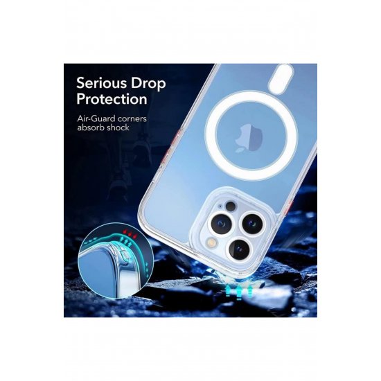 Προστατευτική θήκη, Flippy, για Apple iPhone 16 Pro Max, MagSafe, TPU, Προστασία κάμερας, Διαφανές Προστατευτική θήκη, Flippy, για Apple iPhone 16 Pro Max, MagSafe, TPU, Προστασία κάμερας, Διαφανές