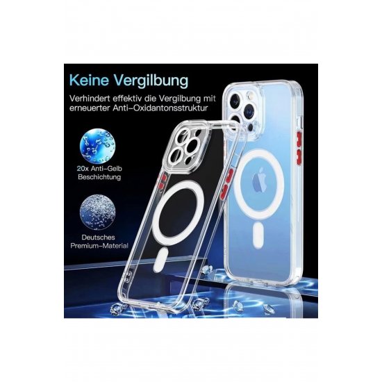 Προστατευτική θήκη, Flippy, για Apple iPhone 16 Pro Max, MagSafe, TPU, Προστασία κάμερας, Διαφανές Προστατευτική θήκη, Flippy, για Apple iPhone 16 Pro Max, MagSafe, TPU, Προστασία κάμερας, Διαφανές
