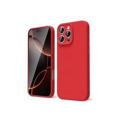 Ματ προστατευτική θήκη TPU, Flippy, για Apple iPhone 16 Pro, Πλήρης κάλυψη, Κόκκινο