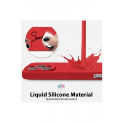 Ματ προστατευτική θήκη TPU, Flippy, για Apple iPhone 16 Pro, Πλήρης κάλυψη, Κόκκινο