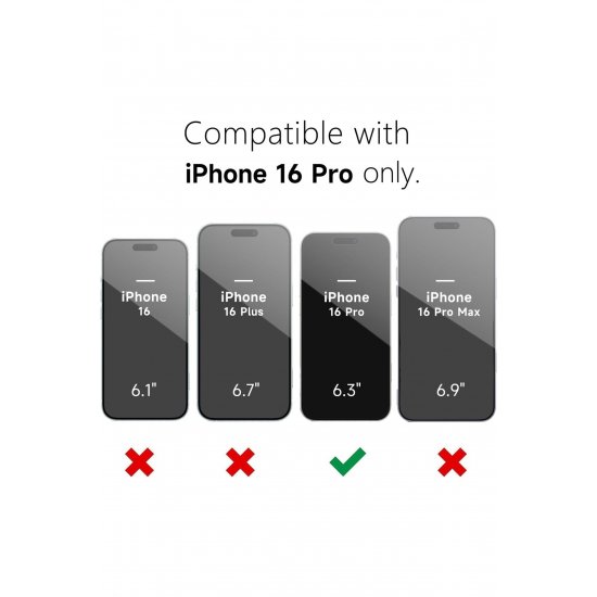 Ματ προστατευτική θήκη TPU, Flippy, για Apple iPhone 16 Pro, Πλήρης κάλυψη, Κόκκινο