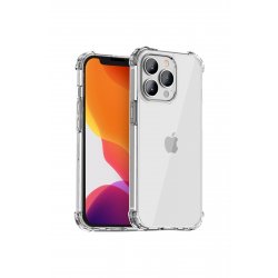 Προστατευτική θήκη, Flippy, Συμβατή με Apple iPhone 16 Pro Max, TPU Αντικραδασμική, 1,5 mm Διαφανές