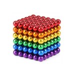 Μαγνητικές μπάλες Neocube Anti-Stress, mix 6 χρωμάτων, πολύχρωμες, 5 mm, 216 μπάλες