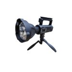 W590 Πολυλειτουργικός φακός LED με προβολέα P50 10W, επαναφορτιζόμενη USB, λαβή και τρίποδο