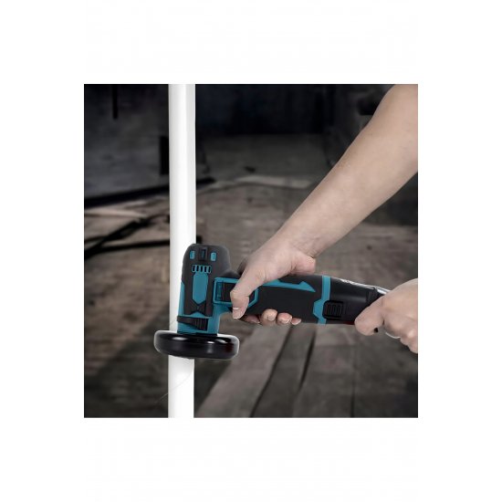 Μίνι γωνιακός μύλος με 2 μπαταρίες, 12V, 19.500 RPM, 1200 mAh, M5, δίσκος 76 mm, άξονας 10 mm