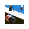 Μίνι γωνιακός μύλος με 2 μπαταρίες, 12V, 19.500 RPM, 1200 mAh, M5, δίσκος 76 mm, άξονας 10 mm