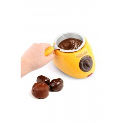 Electric Chocolatiere 20W με fondue σετ για 10 άτομα, για λιώσιμο σοκολάτας και επιδόρπια