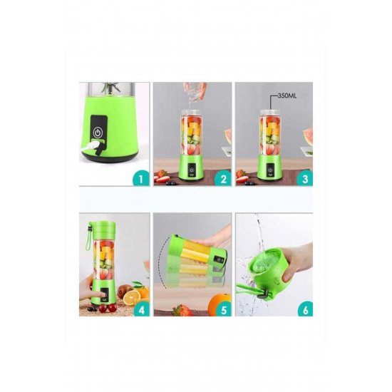 Φορητό μπλέντερ (HM-03) 380ml, φόρτιση usb, ιδανικό για γραφείο, γυμναστήριο, σπίτι, ταξίδια 22000rpm