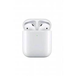 Ασύρματα ακουστικά, Λευκά, In-ear, Σετ για Apple AirPods 2
