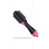 Zenino 3-σε-1 Volumizing Electric Brush - 1000 W, στεγνωτήριο & ψαλιδάκι, ιοντικό, μαύρο/ροζ