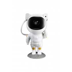 Προβολέας Galaxy Laser Night Light Projector τύπου αστροναύτη με τηλεχειριστήριο, ρύθμιση 360, λευκό