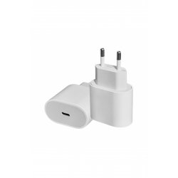 Συμπαγής προσαρμογέας γρήγορης φόρτισης USB-C 20W, λευκό