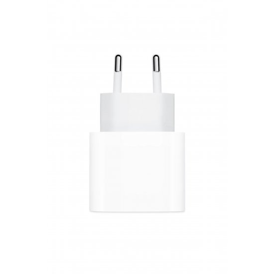 Συμπαγής προσαρμογέας γρήγορης φόρτισης USB-C 20W, λευκό