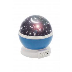 Λαμπτήρας Starry Sky Projector, 4x1W, USB, Μπλε