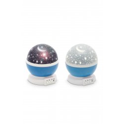 Λαμπτήρας Starry Sky Projector, 4x1W, USB, Μπλε