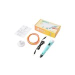 Στυλό 3D εκτυπωτή με LCD, νήμα PLA 1,75 mm, 3 χρώματα (9 m)