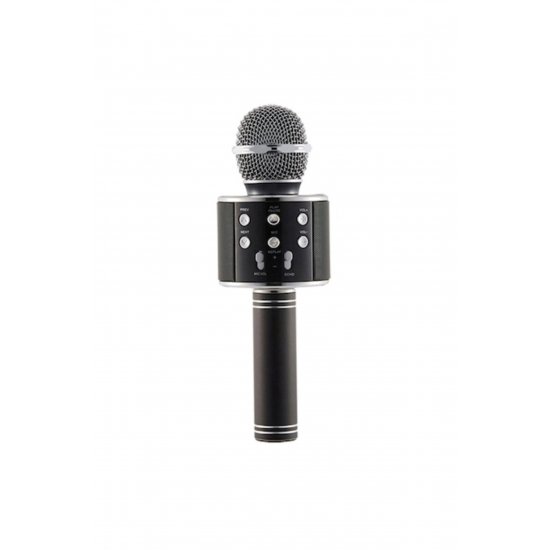 Μικρόφωνο Karaoke με Bluetooth και ενσωματωμένο ηχείο, Συμβατό με οποιοδήποτε Smartphone, Μαύρο Μικρόφωνο Karaoke με Bluetooth και ενσωματωμένο ηχείο, Συμβατό με οποιοδήποτε Smartphone, Μαύρο