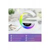Φορητό ηχείο 4 σε 1: Ηχείο Bluetooth, Ραδιόφωνο, Λάμπα LED RGB, Ρολόι, Φορτιστής ασύρματου τηλεφώνου