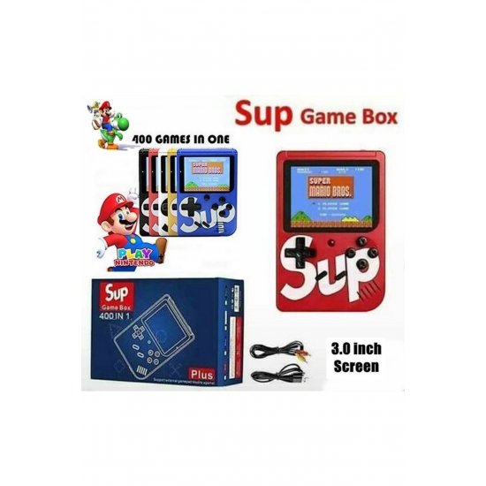 φορητό Retro Game Console 400 Pre-Installed Games, Nostalgic SUP