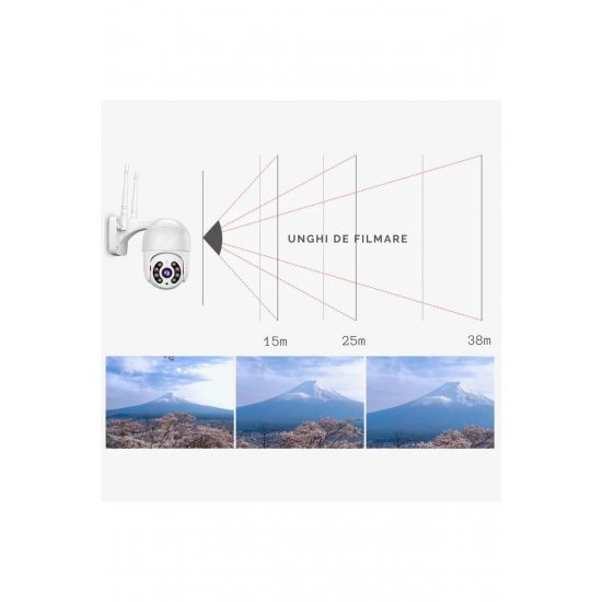 Κάμερα παρακολούθησης Wi-Fi S10 Eye 4MP + κάρτα μνήμης 32 GB
