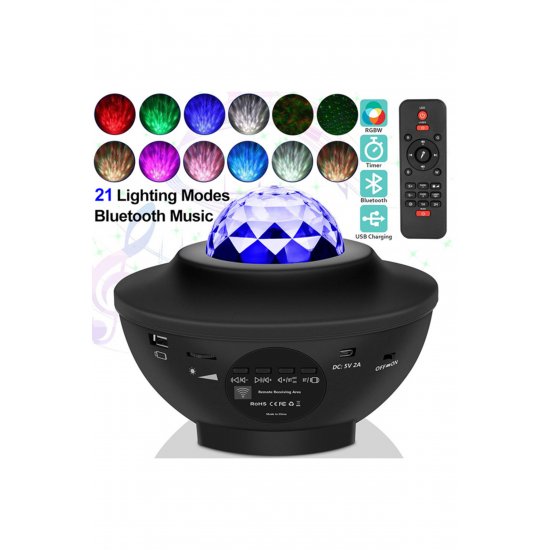 Teknova Starry Night Light Projector, ηχείο και τηλεχειριστήριο – Ιδανικό για παιδιά, χαλάρωση