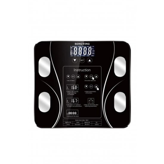 Ζυγαριά σώματος μπάνιου, Coshop, Bluetooth, Slim Design