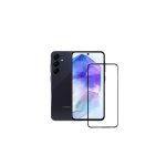 Μεμβράνη από σκληρυμένο γυαλί, Samsung Galaxy A55, 9H Anti-shock, Πλήρης οθόνη, Μαύρες άκρες