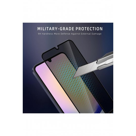 Privacy Film, Samsung Galaxy A16, Anti-Peep Screen Protector, 9H, Μαύρο