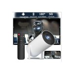 Φορητός βιντεοπροβολέας Full Hd, Android 11.0, 120 Ansi, Wifi, Bluetooth 5.0, Ρυθμιζόμενη προβολή