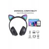 Ασύρματα ακουστικά με αυτιά γάτας, Bluetooth, φώτα RGB, ακύρωση θορύβου, μικρόφωνο, μπάσα,