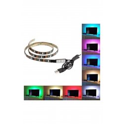 Λωρίδα LED RGB για φωτισμό περιβάλλοντος Τηλεόραση Τηλεχειριστήριο σύνδεσης USB 2μ