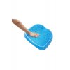 Orthopedic Gel Cushion Ntech, Μαξιλάρι μασάζ για καρέκλα και αυτοκίνητο, διάφανο μπλε