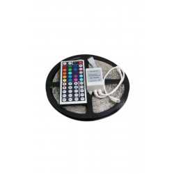Σετ banda cu LED-uri πολύχρωμο - 5 metri cu telecomanda, αντάπτορας si sursa