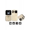 Telefon Flip i16 Pro Dual SIM – Χρυσό