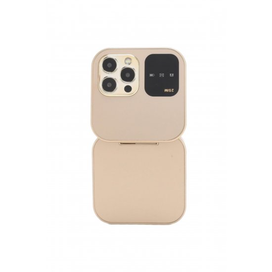Telefon Flip i16 Pro Dual SIM – Χρυσό