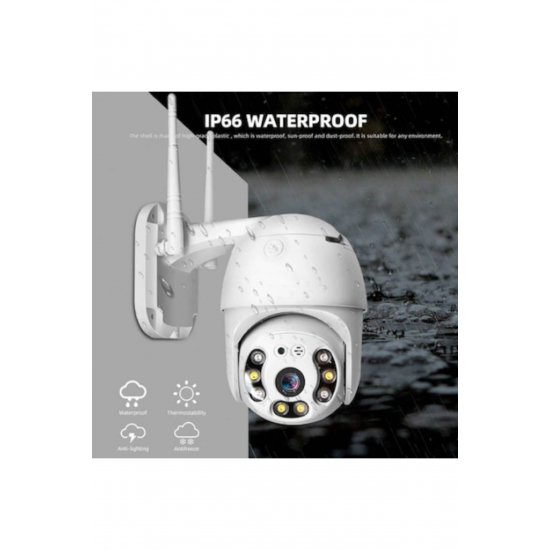 Κάμερα παρακολούθησης WIFI, Περιστροφή 360, Night Vision LED+IR, Ultra HD, 1080p, Αμφίδρομη επικοινωνία