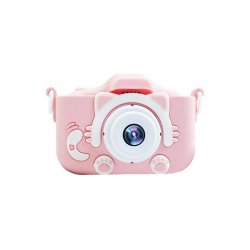 Παιδική κάμερα, 40 MP, Full HD 1080P, Cat Model, Διπλή μπροστινή/πίσω κάμερα, Selfie, 2 ιντσών