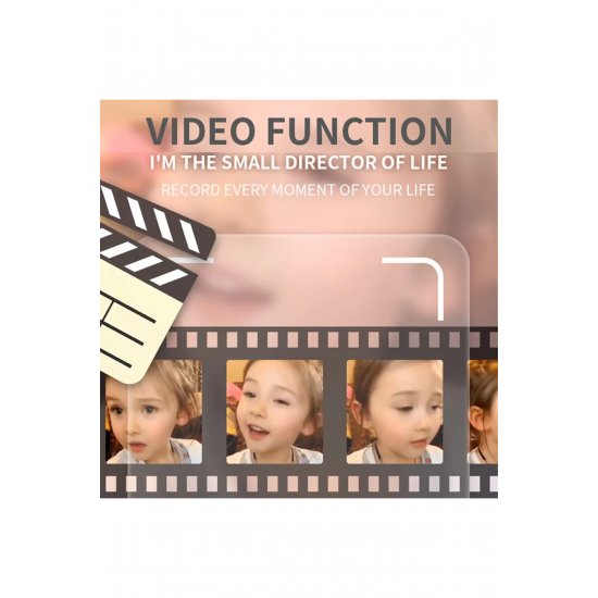 Παιδική κάμερα, 40 MP, Full HD 1080P, Cat Model, Διπλή μπροστινή/πίσω κάμερα, Selfie, 2 ιντσών