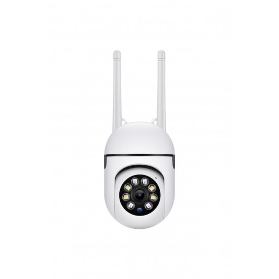 Κάμερα ασφαλείας, Night Vision HD, Home Security, PTZ Rotation, Two Way Voice, Λευκό