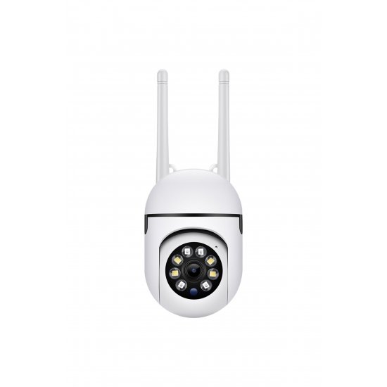 Κάμερα ασφαλείας, Night Vision HD, Home Security, PTZ Rotation, Two Way Voice, Λευκό