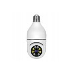 Λαμπτήρας κάμερας παρακολούθησης WiFi, Full HD 1080p, Περιστροφή 360°, Αισθητήρας κίνησης, Νυχτερινή όραση IR, Two-Wa