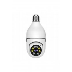Λαμπτήρας κάμερας παρακολούθησης WiFi, Full HD 1080p, Περιστροφή 360°, Αισθητήρας κίνησης, Νυχτερινή όραση IR, Two-Wa