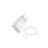 Φορτιστής συμβατός με iPhone/iPad/AirPods, Καλώδιο δεδομένων Lightning, Γρήγορη φόρτιση 25W, Λευκό