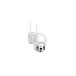 Ασύρματη IP κάμερα εξωτερικού χώρου, Full HD, Smart, White, Human Detection, IR