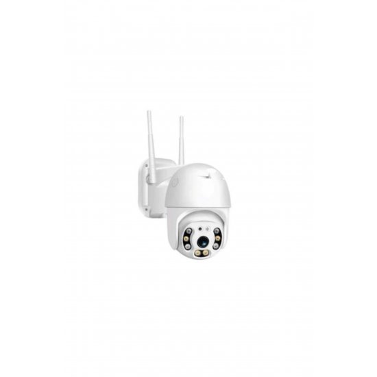 Ασύρματη IP κάμερα εξωτερικού χώρου, Full HD, Smart, White, Human Detection, IR
