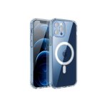 Προστατευτική θήκη για iPhone 11 Mag Safe, 2 σε 1 φόρτιση και μαγνήτης, σιλικόνη, διαφανές